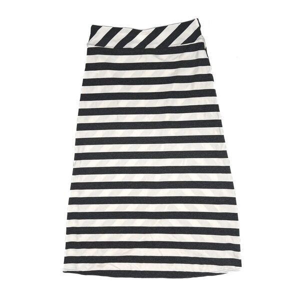 Atheta Ribbon Stripe Faux Wrap Tulip Hem Midi Size XS - NWOT - Picture 6 of 9